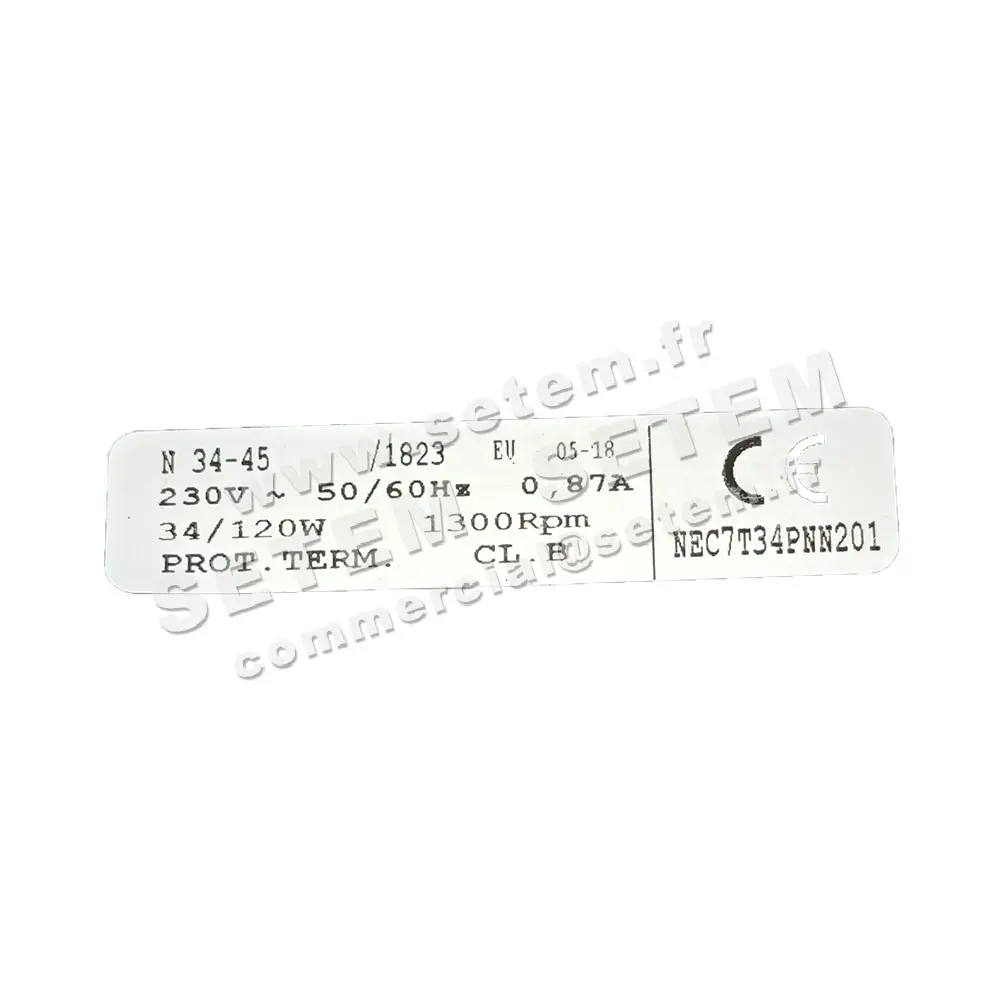 MOTEUR N34-45/1823 *NEC7T34PNN201* 3