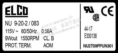 1519004482-MOTEUR ELCOMOTEUR NU9.20.2/083 *NET2T09PUN301* 2