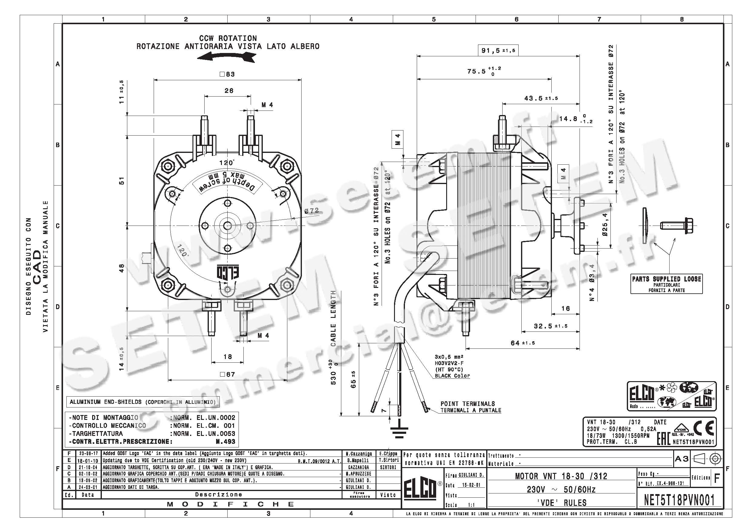 1519004711-MOTEUR ELCOMOTEUR VNT18.30/312 *NET5T18PVN001*