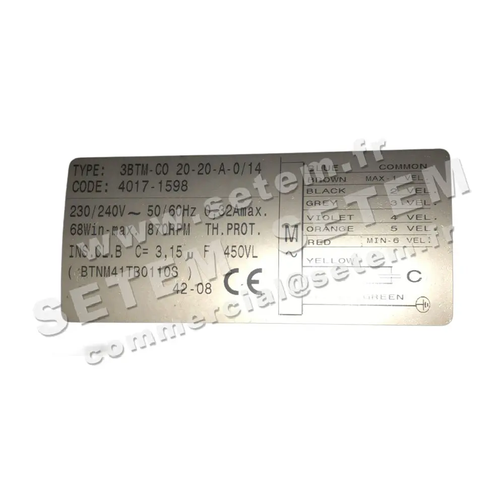 GMV 3BTM-CO-20-20-A-0/14 BTNM41TB0110S *40171598*