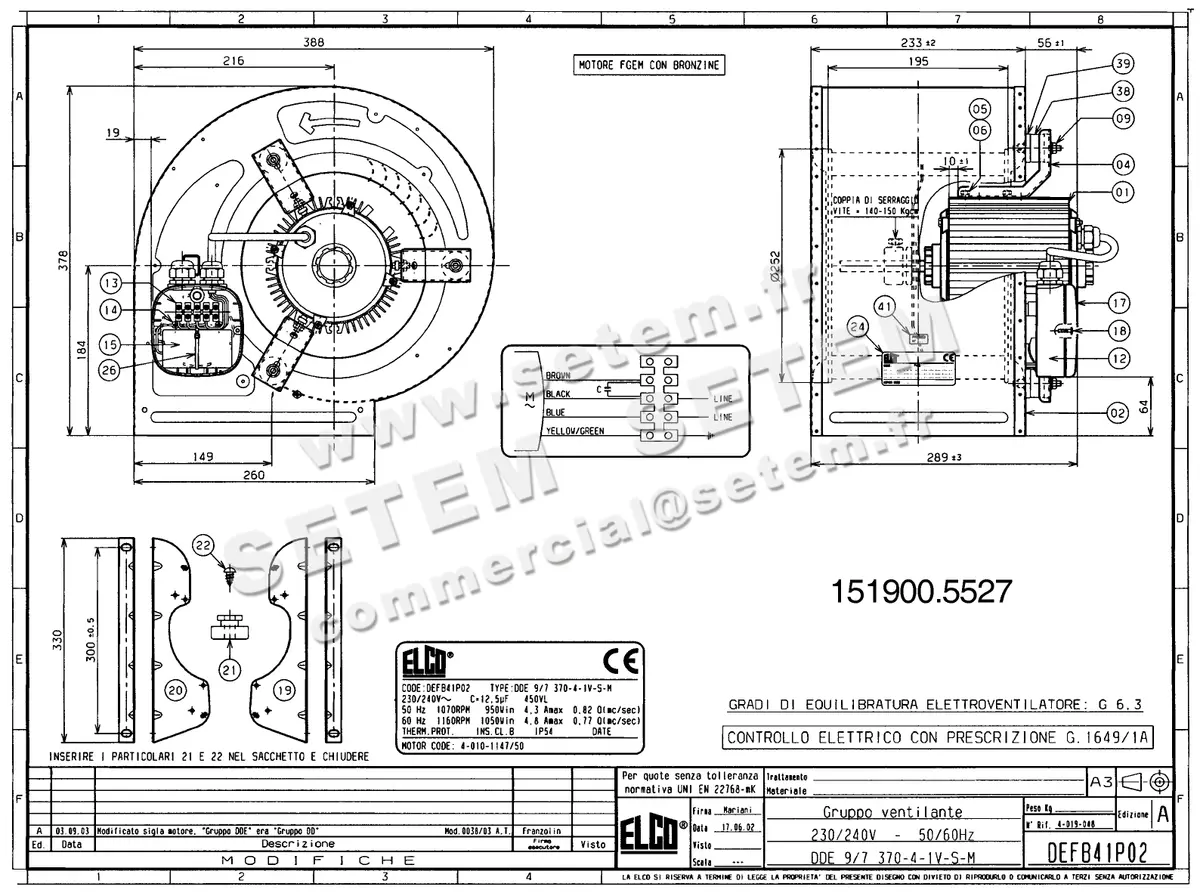 1519005527-VENTILATEUR ELCOMOTEUR DDE9/7 370W 4P M230V 1V FERME +PI *DEFB41P02*