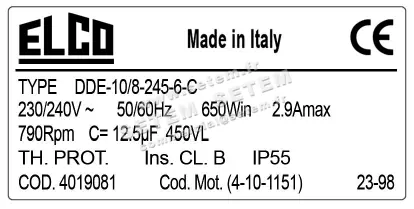 1519005577-VENTILATEUR ELCOMOTEUR DDE10/8 245W 6P M230V 1V FERME +PI *4019081* 2