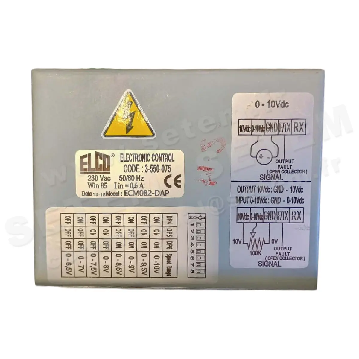 1519005999-BOITIER ELECTRONIQUE ELCOMOTEUR ECM082-DAP-10 *3550075*