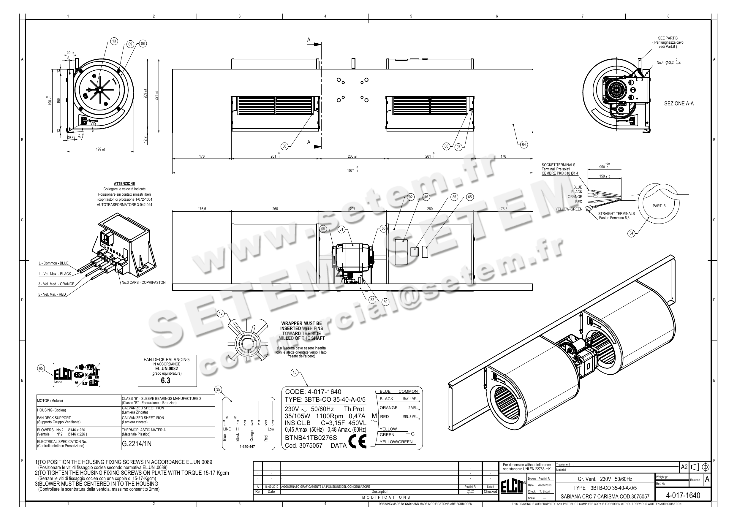 1519006006-GMV ELCOMOTEUR 3BTB.CO.35.40.A.0/5 BTNB41TB0276S "3075057" *40171640* 4