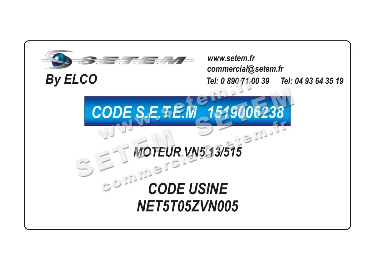 1519006238-MOTEUR ELCOMOTEUR VN5.13/515 *NET5T05ZVN005*