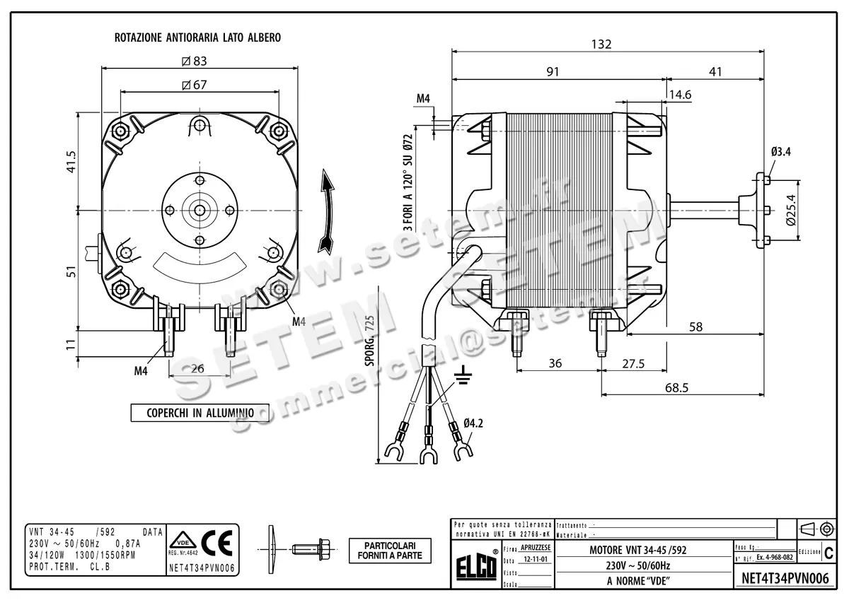 1519006456-MOTEUR ELCOMOTEUR VNT34.45/592 *NET4T34PVN006*