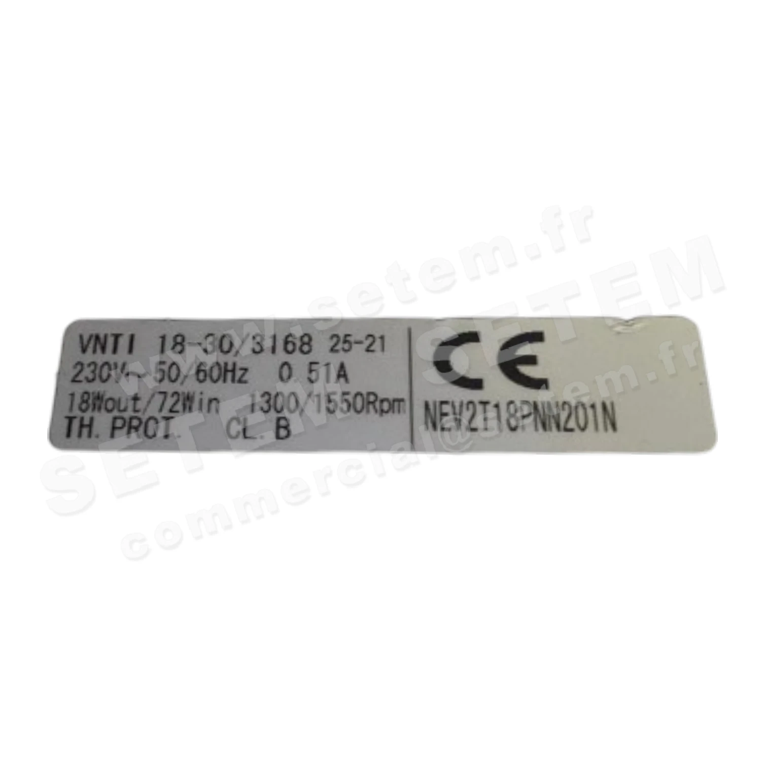 MOTEUR VNTI18-30/3168 *NEV2T18PNN201N*