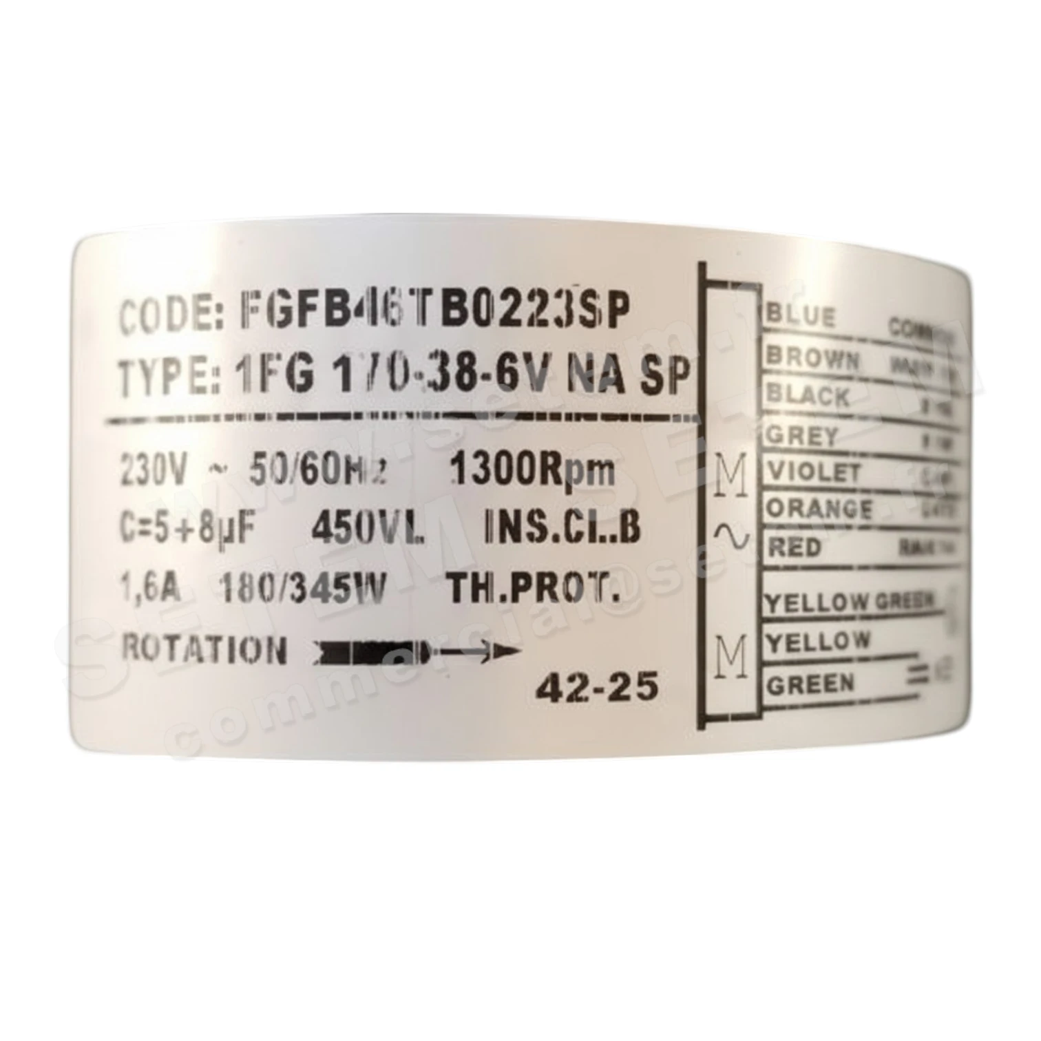 MOTEUR 1FG170-38-6VNASP *FGFB46TB0223SP*