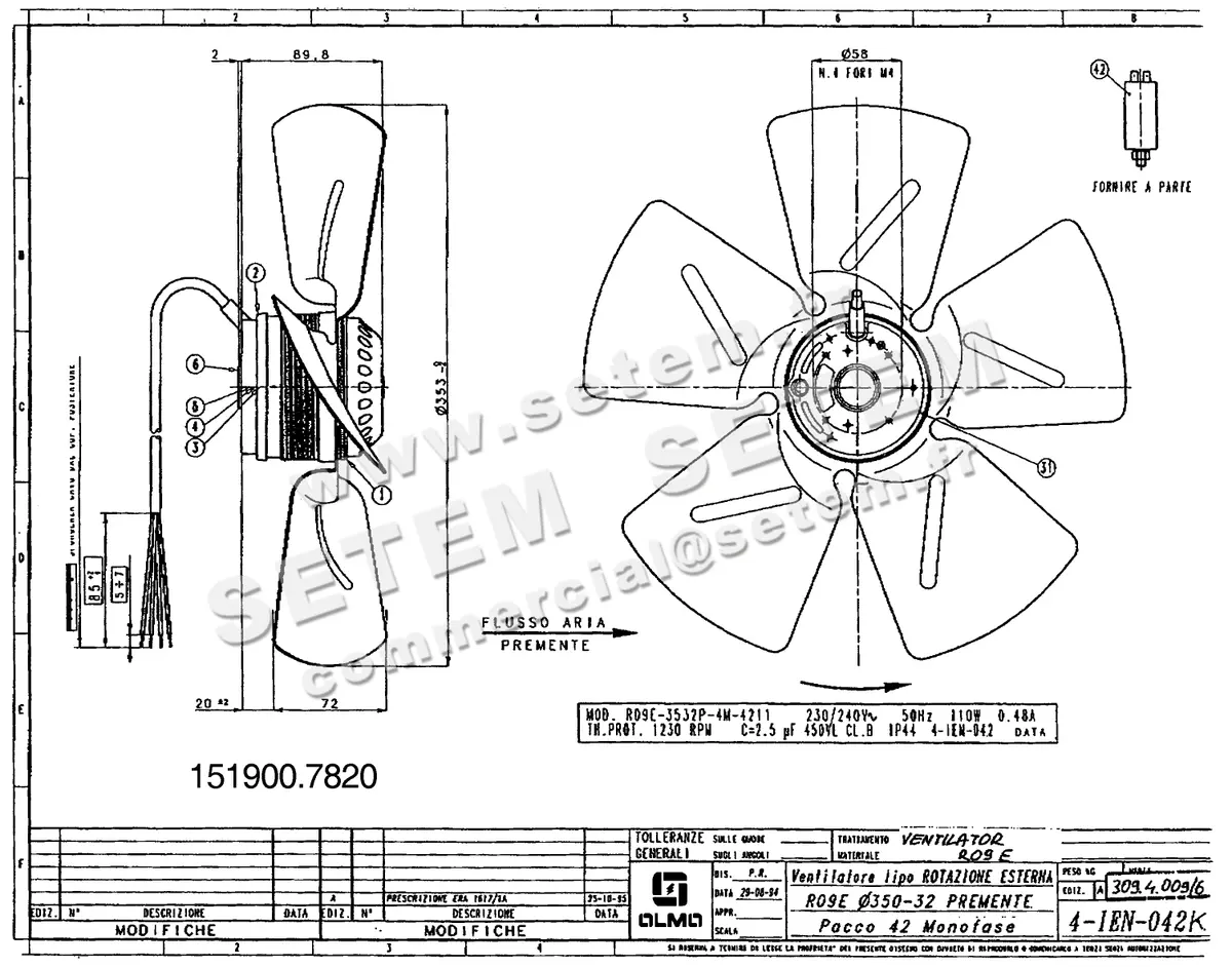 1519007820-VENTILATEUR ELCOMOTEUR R09E3532P4M4211 *4IEN042K*