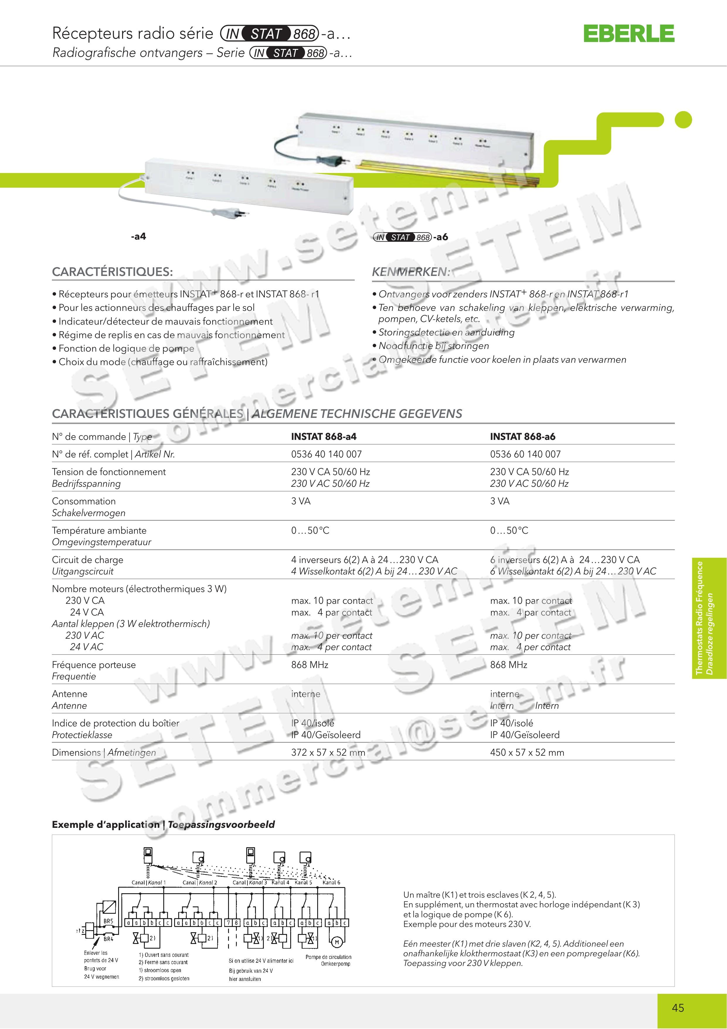 1520000045-RECEPTEUR RADIO INSTAT 868A6 EBERLE
