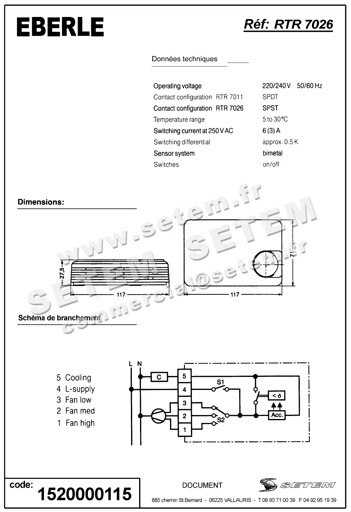 1520000115-THERMOSTAT EBERLE RTR 17225 7026 105