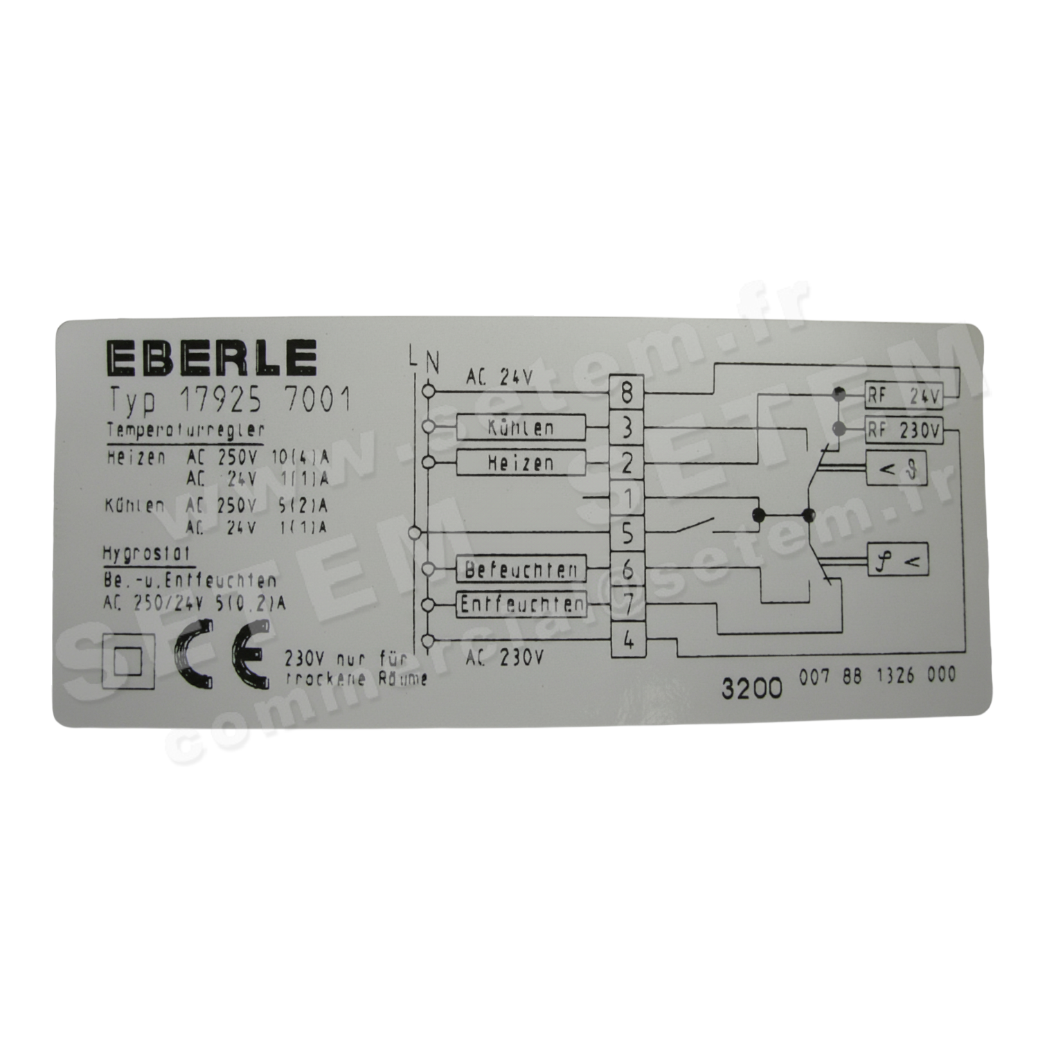 1520000390-HYGROTHERMOSTAT EBERLE 17925 7001 105 3
