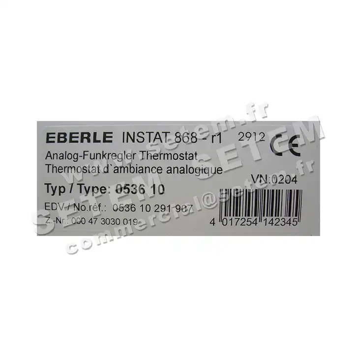1520000905-THERMOSTAT EBERLE INSTAT 868R1 *53610291907* 3