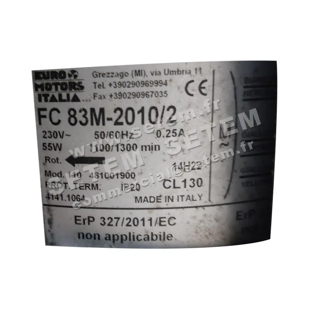 1539000019-GMV EUROMOTORS FC83M-2010/2 *4141.1064*