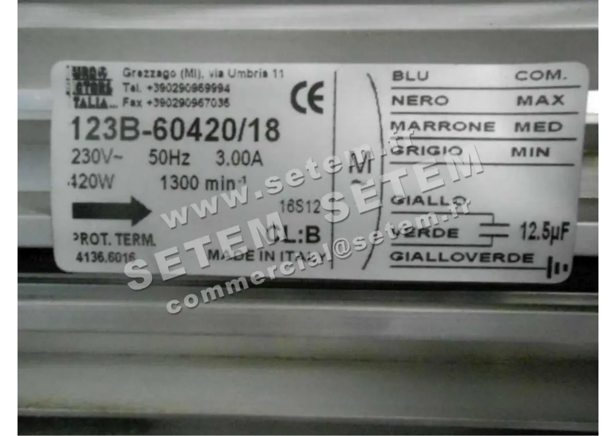 1539000021-MOTEUR EUROMOTORS 123B-60420/18 *4136.6016*