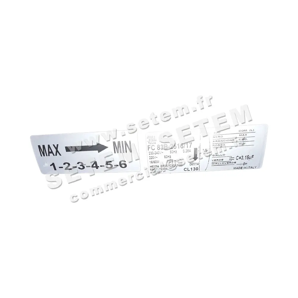 1539000023-GMV EUROMOTORS FC83B-2516/17 "H60094" *4141.1407* 2