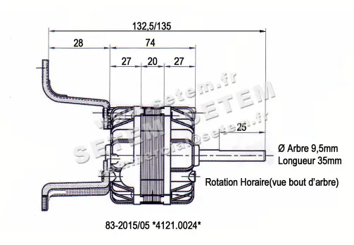 1539000024-MOTEUR EUROMOTORS 83-2015/05 *4121.0024* 4