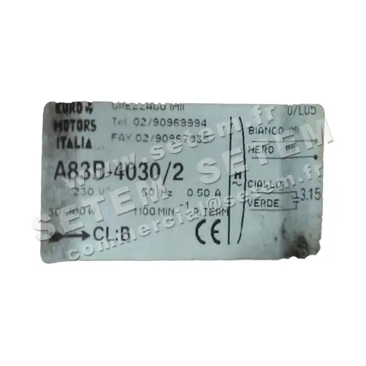 1539000026-MOTEUR EUROMOTORS A83B-4027/2 *4127.0312*