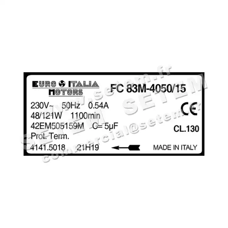 1539000027-GMV EUROMOTORS FC83M-4050/15 "42EM505159M" *4141.5018* 4