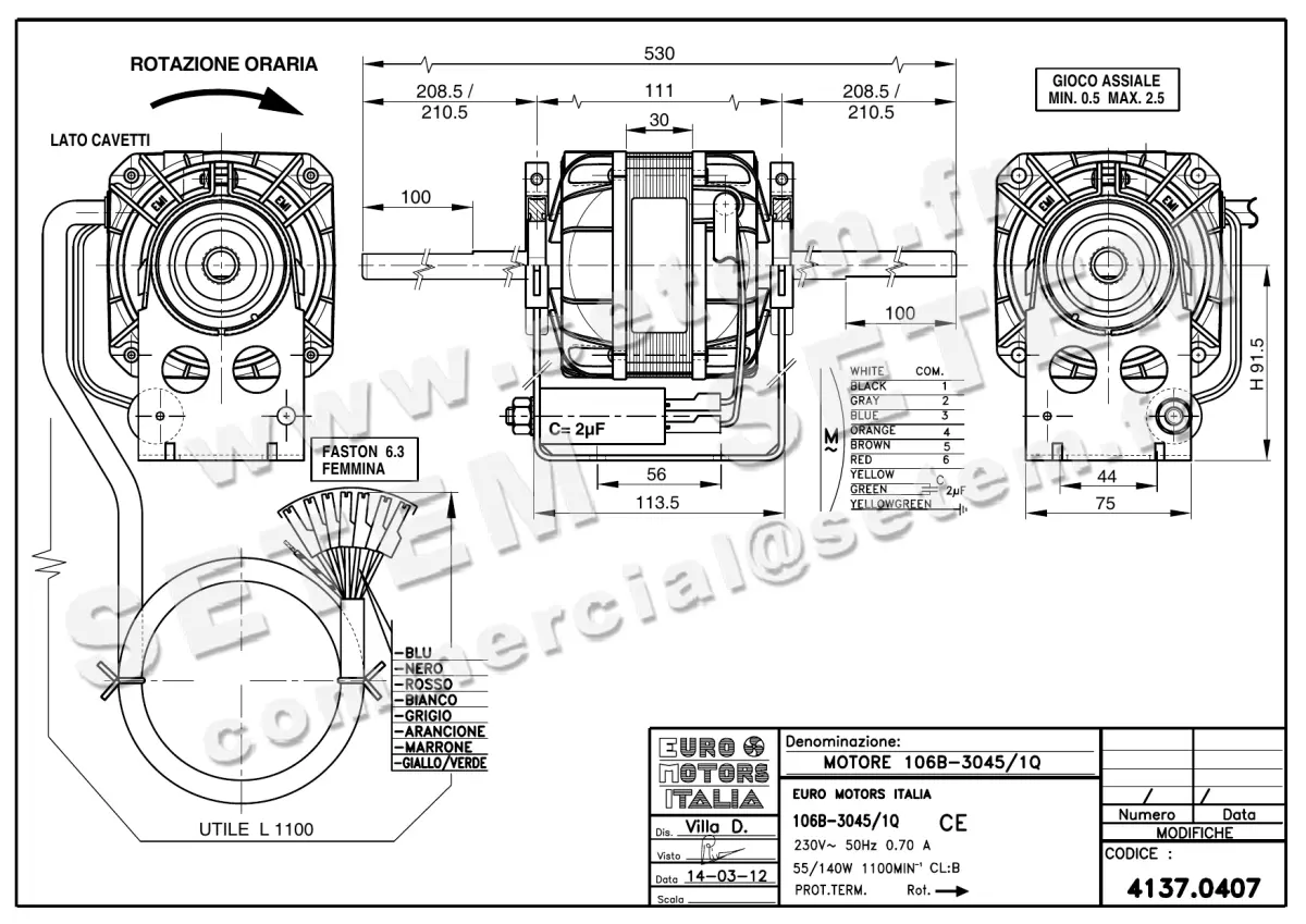 1539000056-MOTEUR EUROMOTORS 106B-3045/1Q *4137.0407*