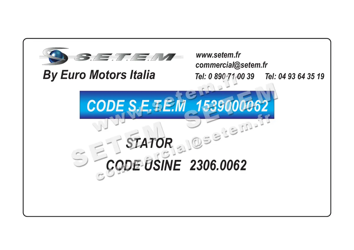 1539000062-STATOR EUROMOTORS 2306.0062 3