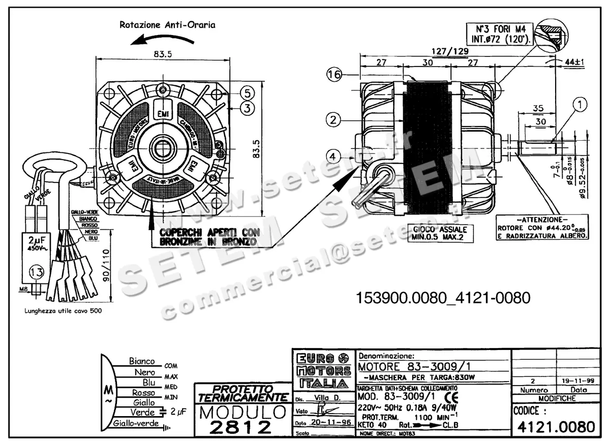 1539000080-MOTEUR EUROMOTORS 83-3009/1 *4121.0080* 2