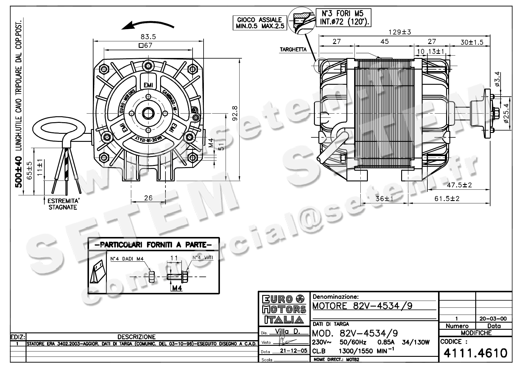 1539000086-MOTEUR EUROMOTORS 82V-4534/9 "23B18" *4111.4610*