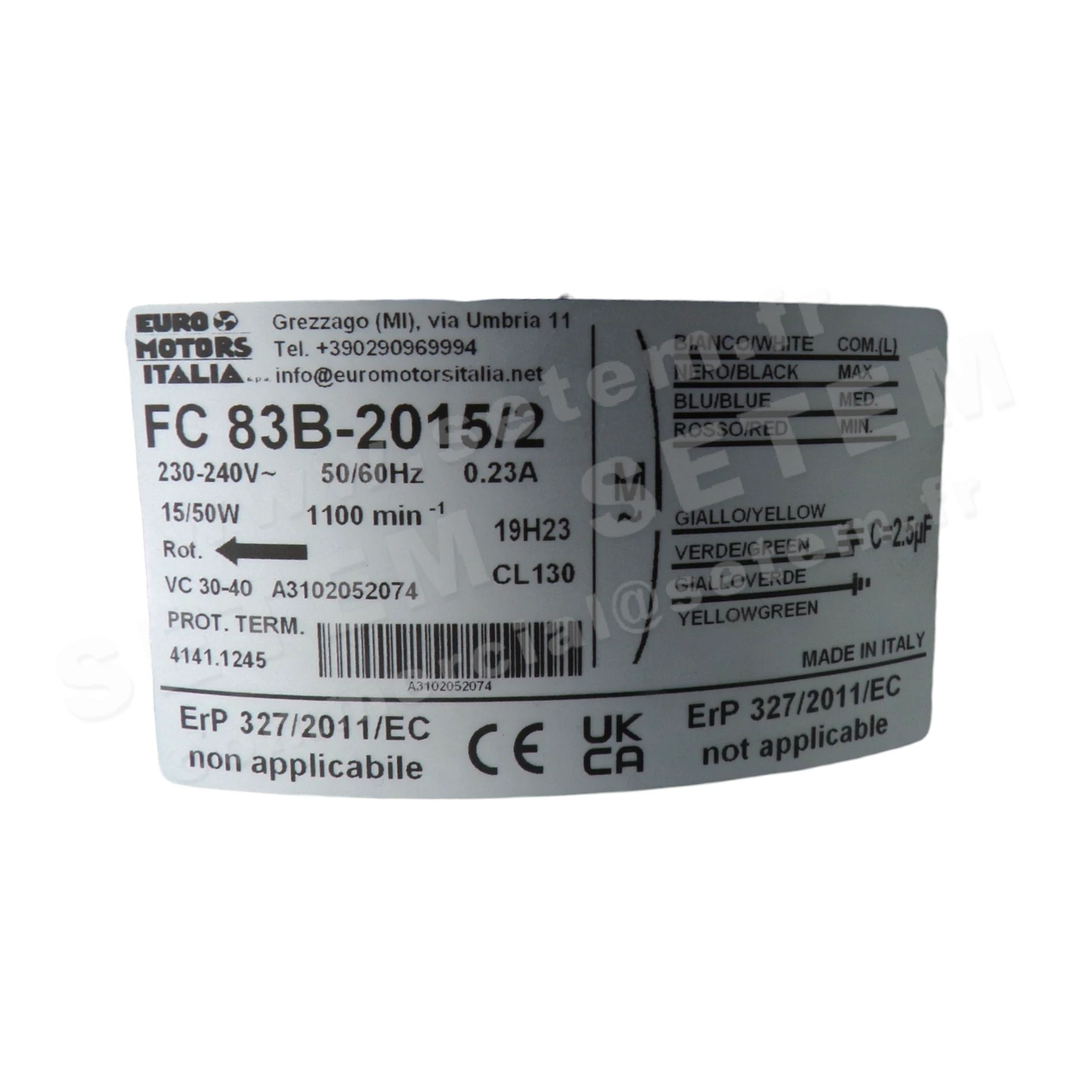 1539000094-GMV EUROMOTORS FC83B-2015/2 VC30.40 *4141.1245* 5