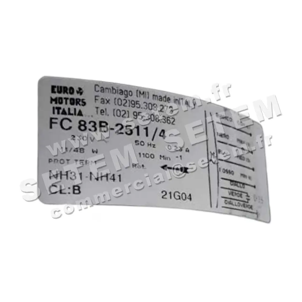 1539000096-GMV EUROMOTORS FC83B-2511/4 *4141.1261* 3