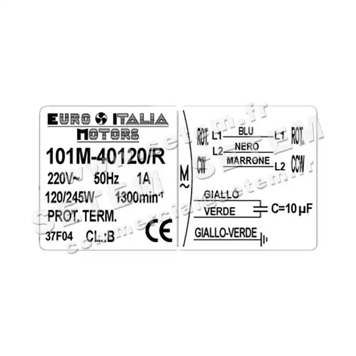 1539000120-MOTEUR EUROMOTORS 101M-40120/R *4131.0211* 5