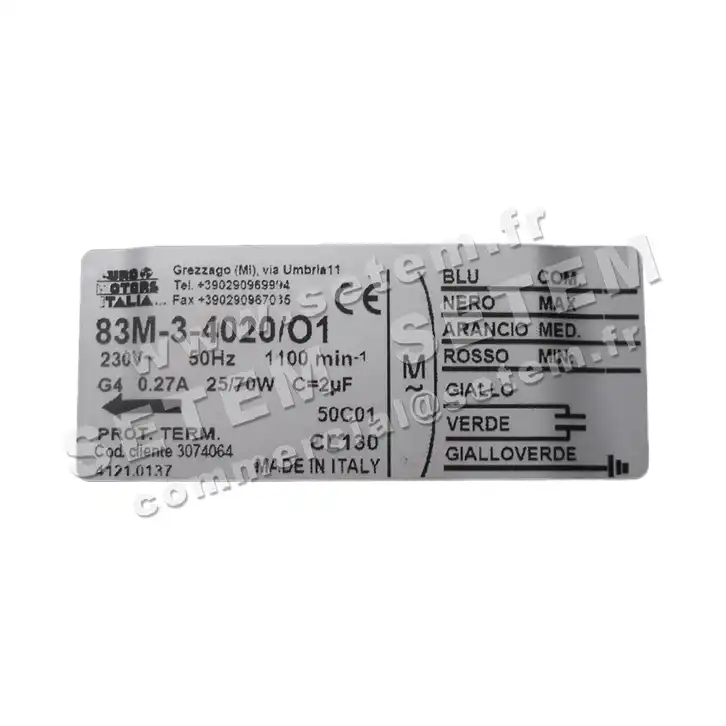1539000137-MOTEUR EUROMOTORS 83M-3-4020/O1 *4121.0137* 5