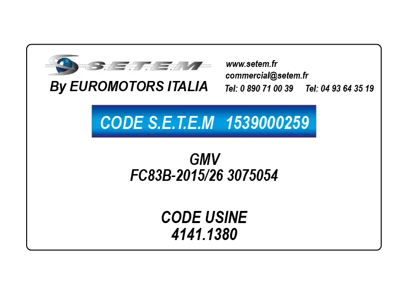 1539000259-GMV EUROMOTORS FC83B-2015/26 "3075054" *4141.1380*