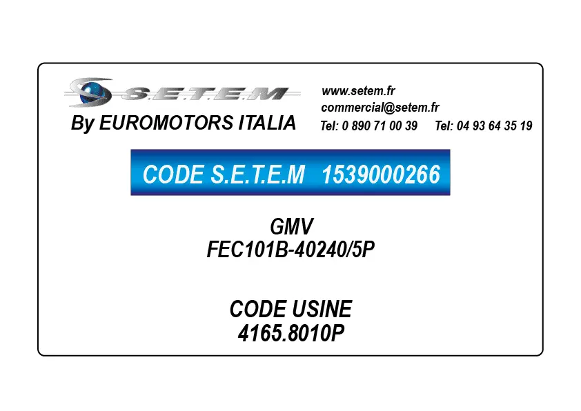 1539000266-GMV EUROMOTORS FEC101B-40240/5P *4165.8010P*