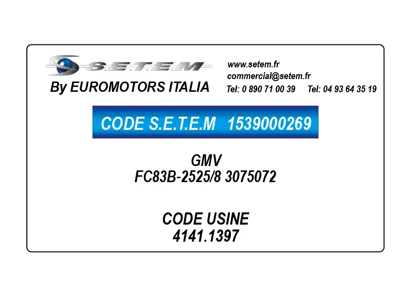1539000269-GMV EUROMOTORS FC83B-2525/8 "3075072" *4141.1397*