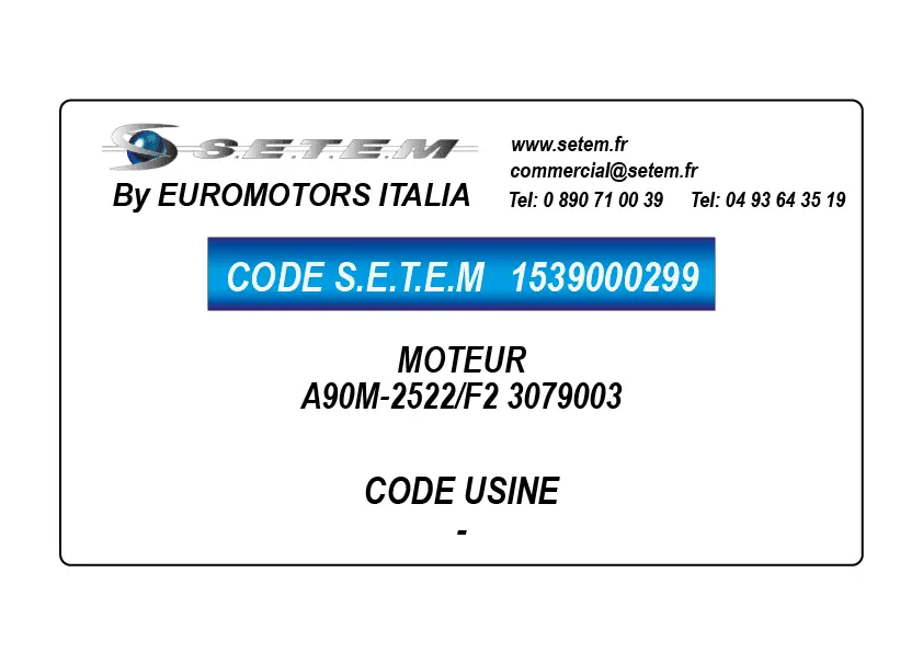 1539000299-MOTEUR EUROMOTORS A90M-2522/F2 "3079003" 3