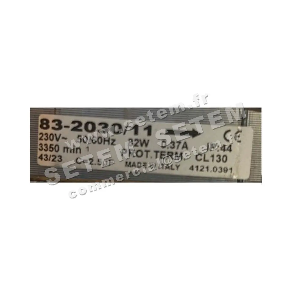 MOTEUR 83-2030/11 *4121.0391*