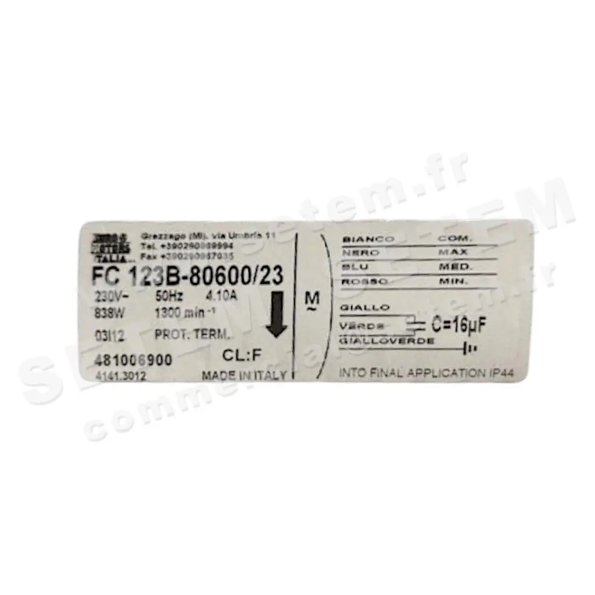 1539000339-MOTEUR EURO MOTORS ITALIA FC 123B-80600/23 *4141.3012*