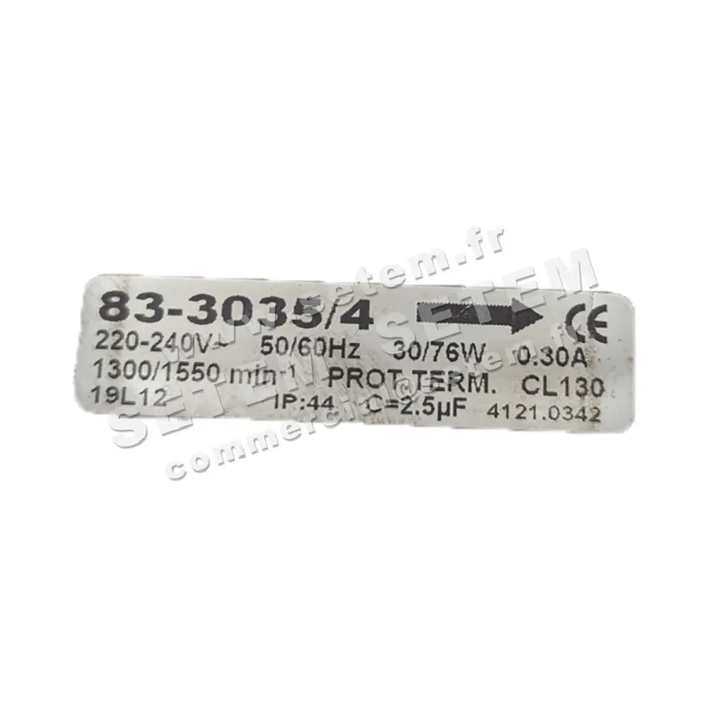 MOTEUR 83-3035/4 *4121.0342*