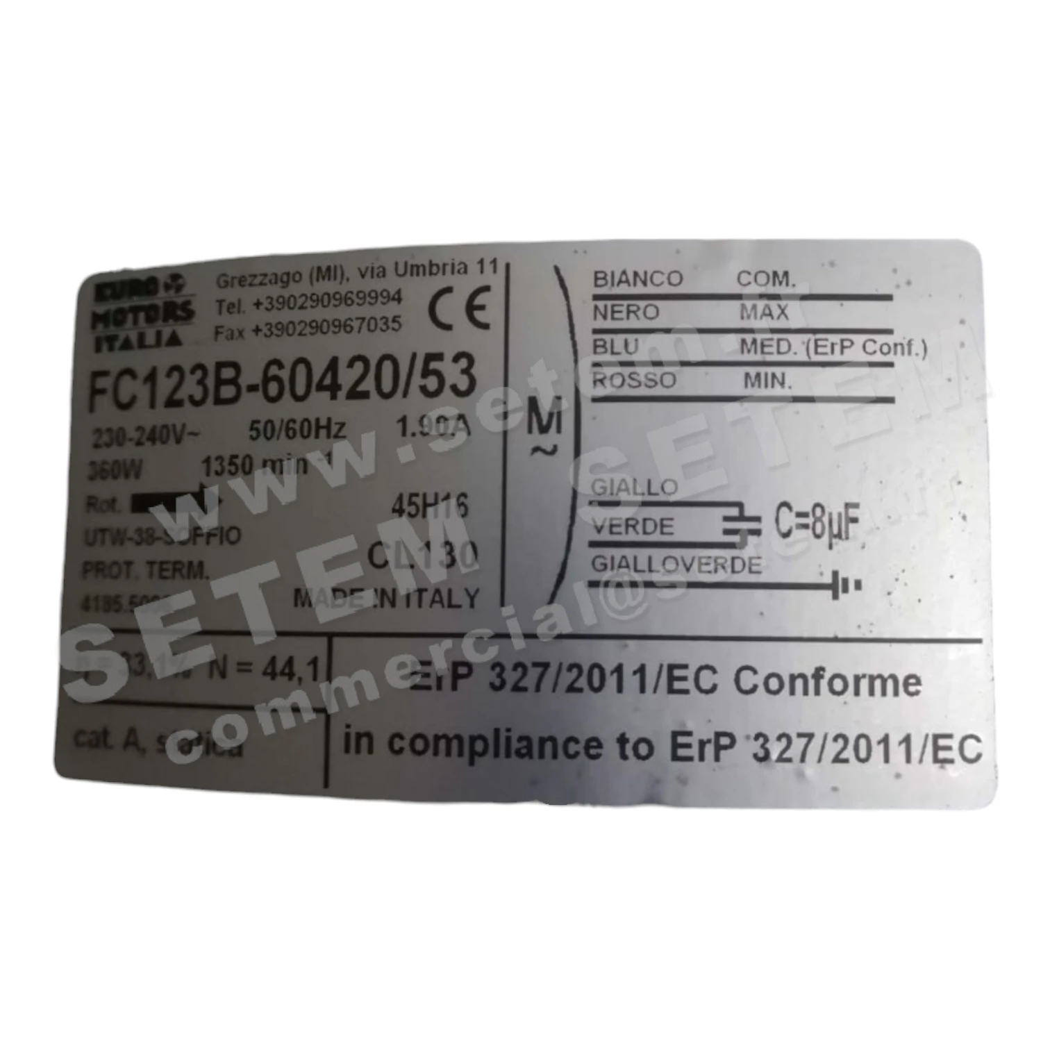 1539000350-GMV EUROMOTORS FC123B-60420/53 *4185.5006* 2