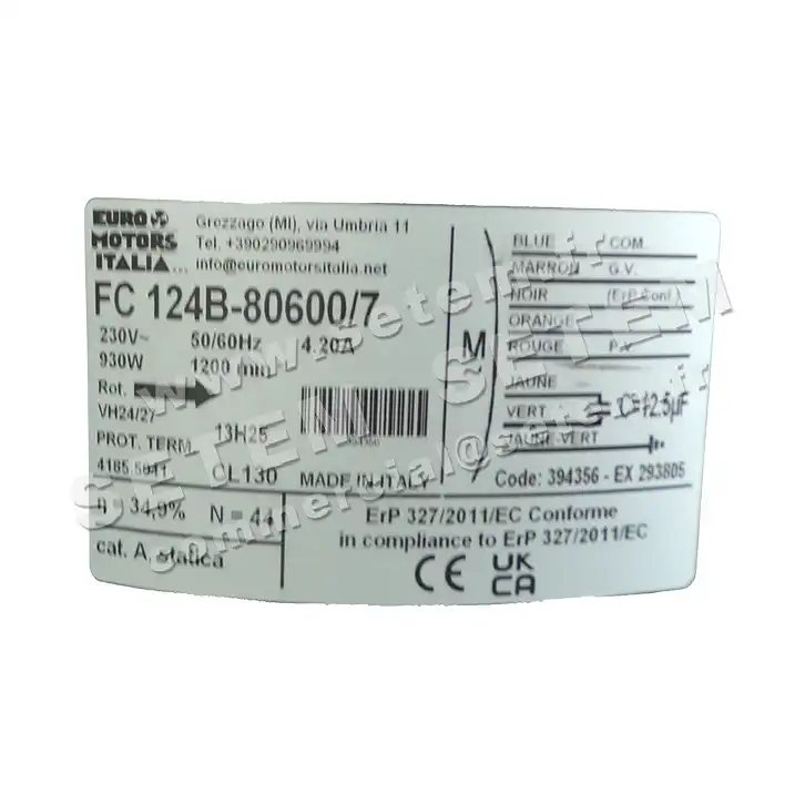 GMV FC124B-80600/7 "394356"" *4185.5041*" 2