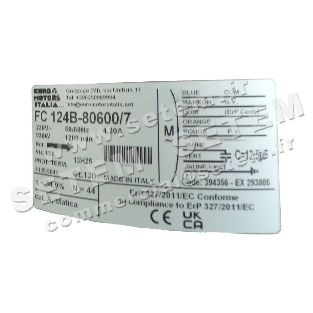 GMV FC124B-80600/7 "394356"" *4185.5041*" 3
