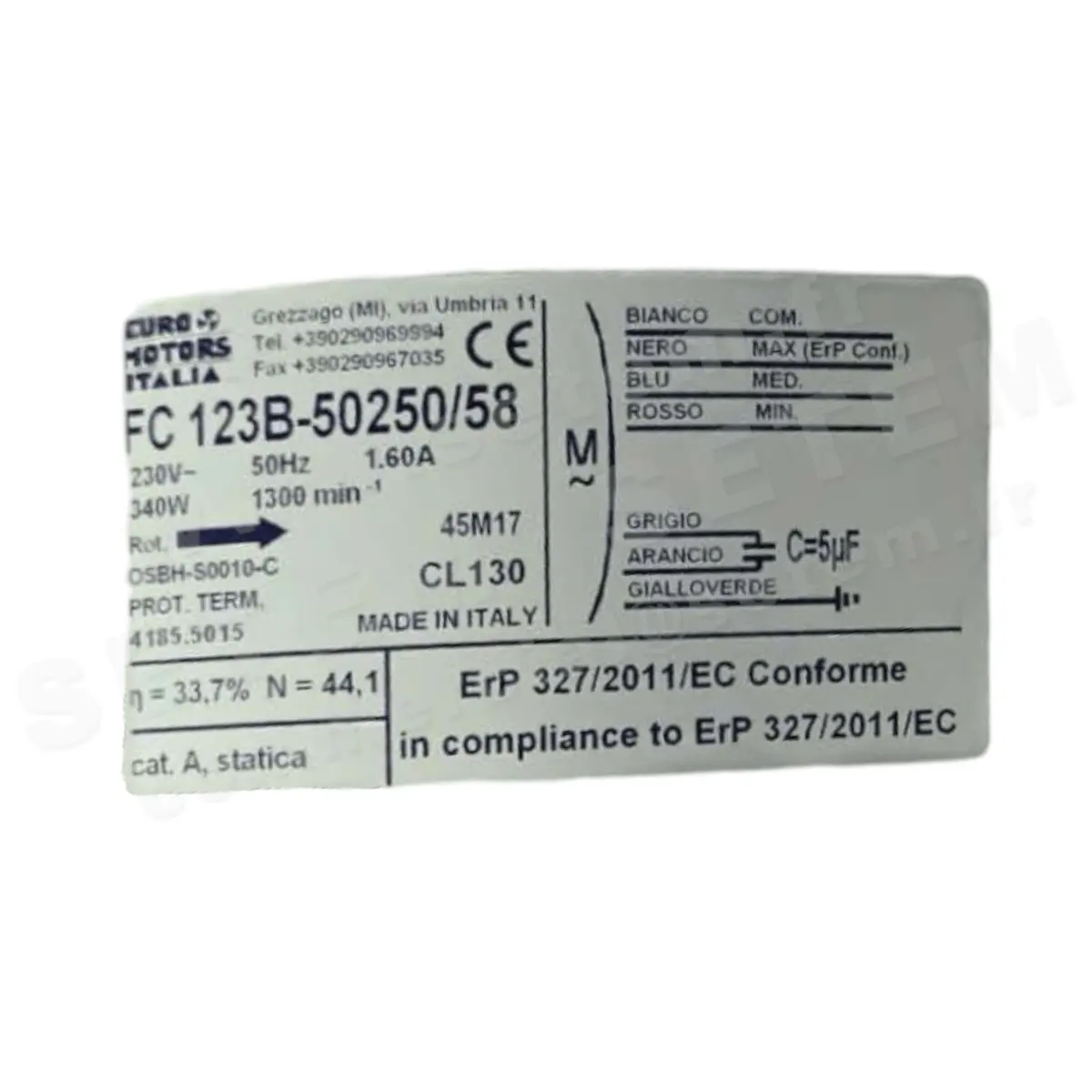 1539000363-GMV EUROMOTORS ITALIA FC123B-50250/58 *4185.5015*