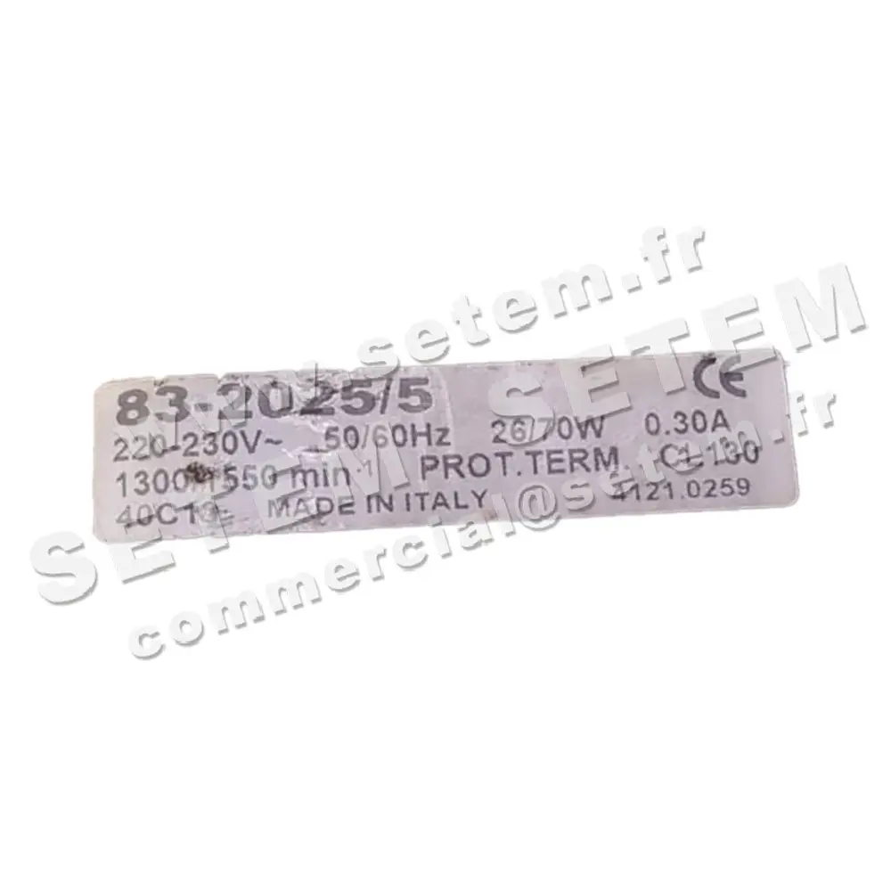 MOTEUR 83-2025/5 *4121.0259*