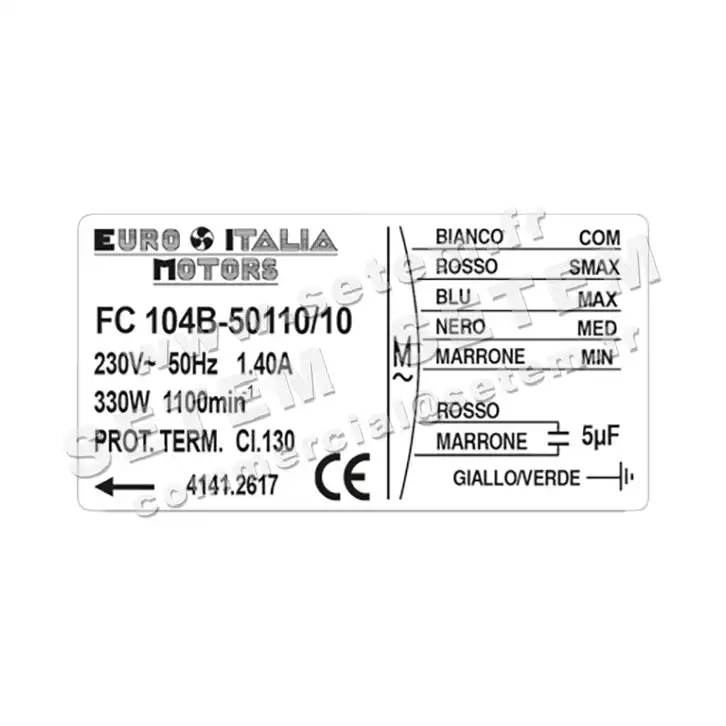 1539000384-GMV EUROMOTORS FC104B-50110/10 *4141.2617* 3