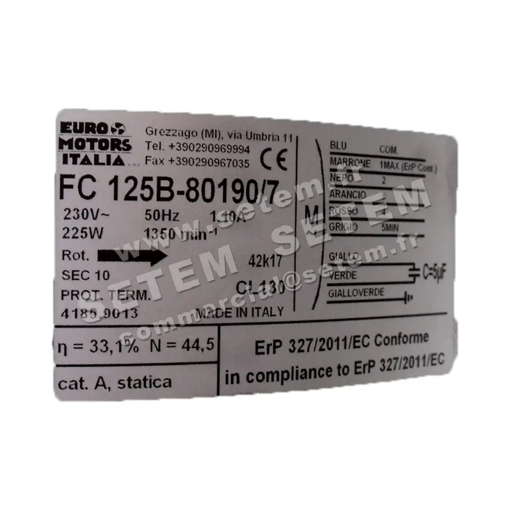 1539000569-GMV EUROMOTORS FC125B-80190/7 *4185.9013* 4