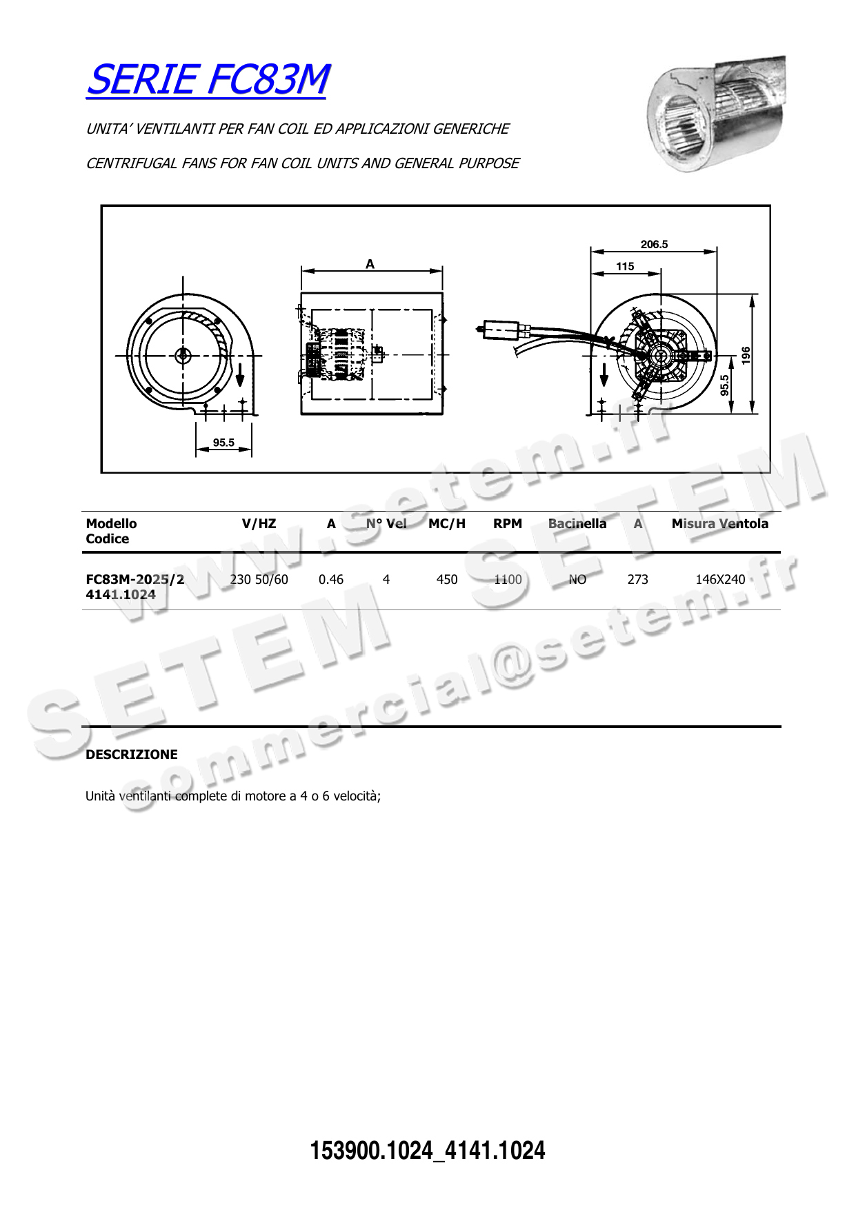 1539001024-VENTILATEUR EUROMOTORS FC83M-2025/2 *4141.1024* 3