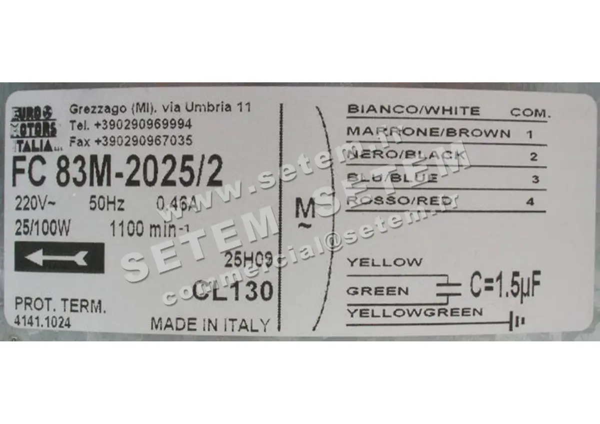1539001024-VENTILATEUR EUROMOTORS FC83M-2025/2 *4141.1024* 2