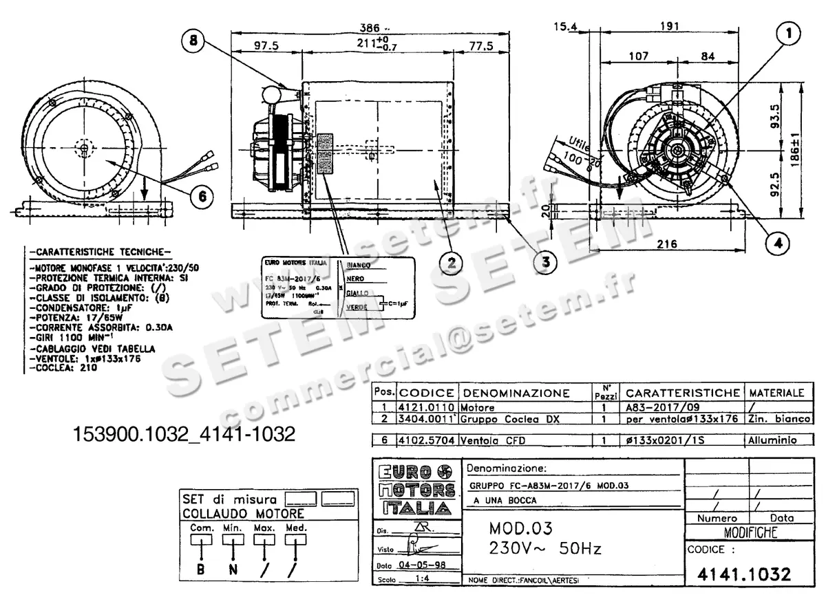 1539001032-GMV EUROMOTORS FC83M-2017/6 *4141.1032*