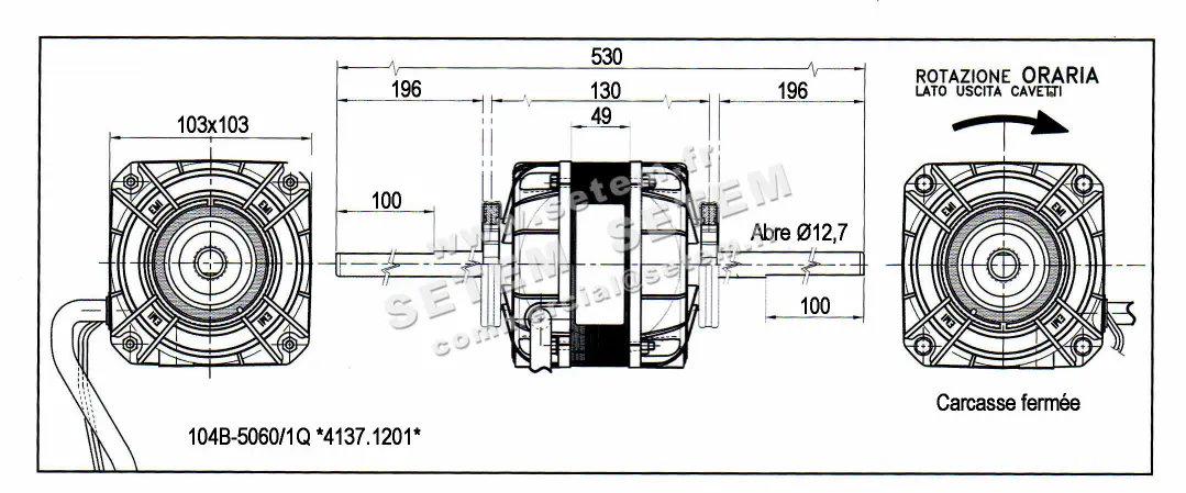 1539001201-MOTEUR EUROMOTORS 104B-5060/1Q *4137.1201* 3