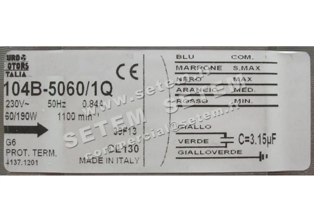 1539001201-MOTEUR EUROMOTORS 104B-5060/1Q *4137.1201* 2